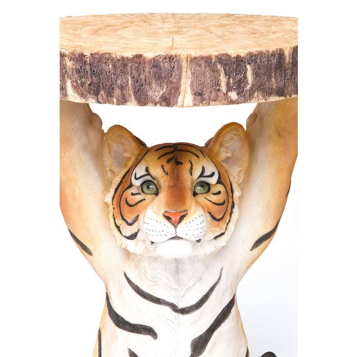 Side Table Animal Tiger Ø35cm