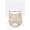 White Marble Side Table 