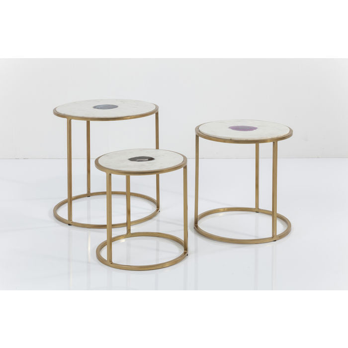 Marble Side Table Set |