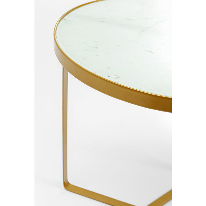 Side Table Marble Gold √ò45