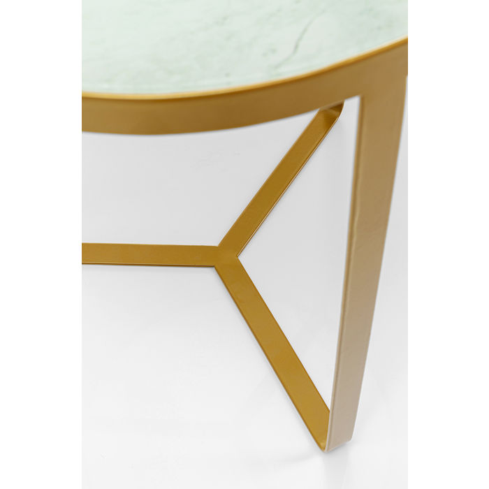 Side Table Marble Gold √ò45