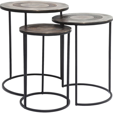 Side Table Marrakesh Ø48cm (3/Set)