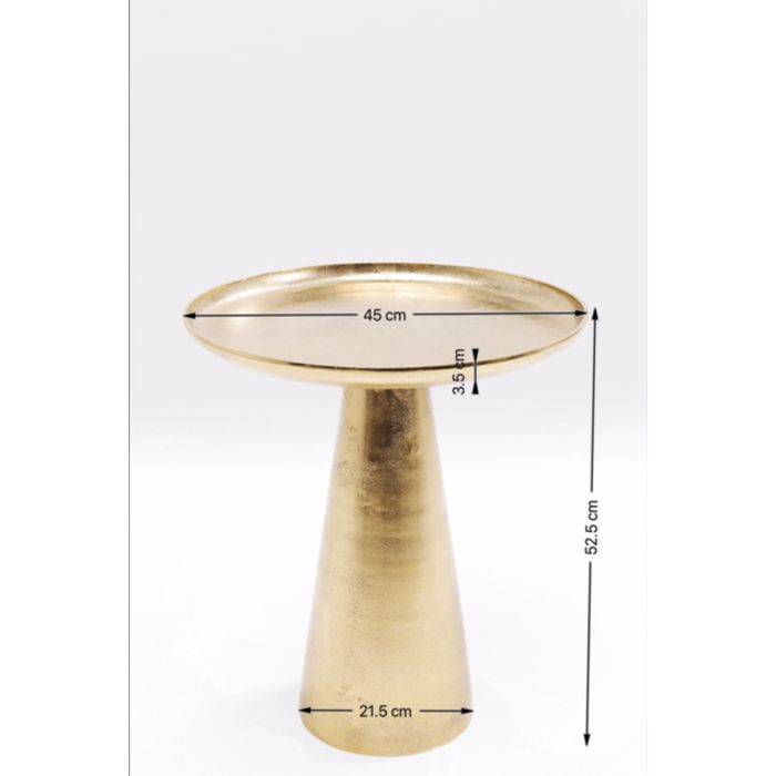 Side Table Plateau Uno Brass ‚àö√≤45cm - JULIA VENCE STORE