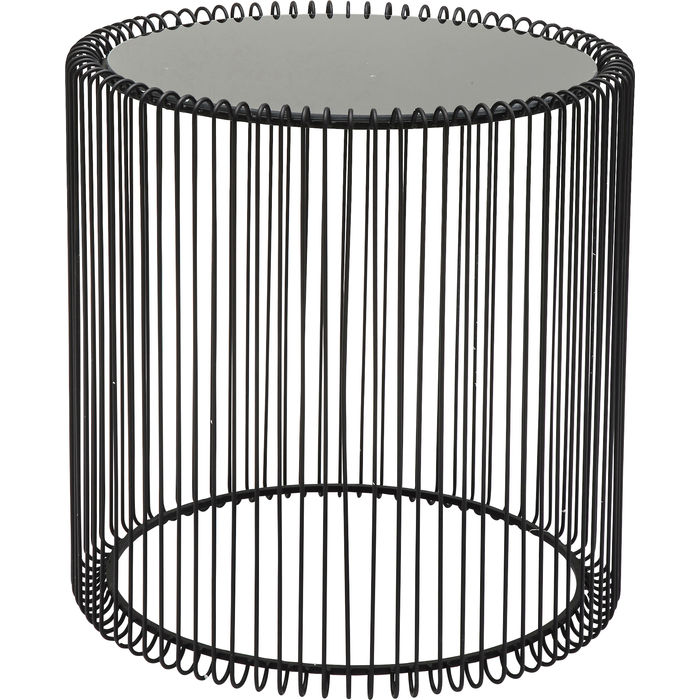 Side Table Wire Black (2/Set) Ø44cm