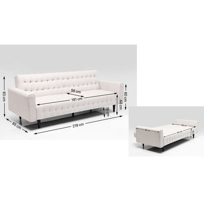 Sofa Bed Milchbar Beige