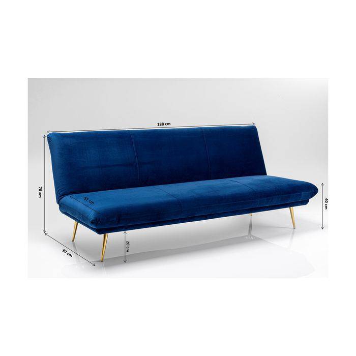 Sofa Bed Soda Blue 188 - JULIA VENCE STORE