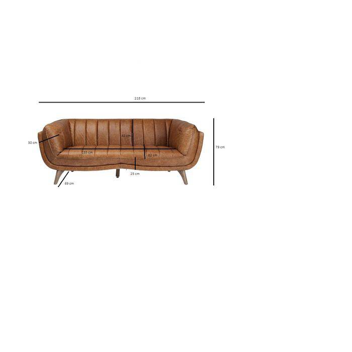 Sofa Bruno 3-Seater - JULIA VENCE STORE