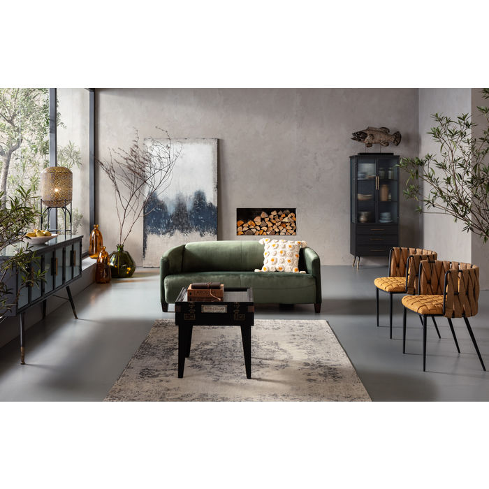 Sofa Cigar Lounge 3-Seater Green