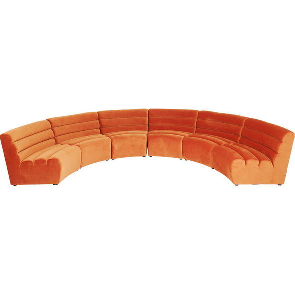 Sofa Element Wave Orange