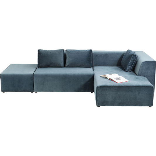 Sofa Infinity Velvet Ocean Right