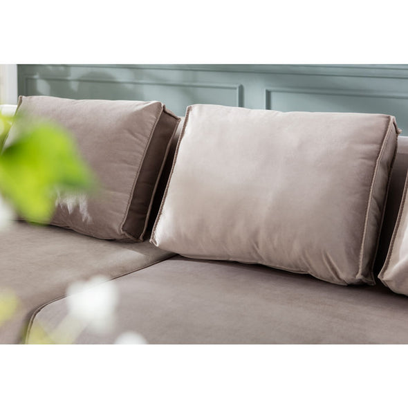 Sofa Infinity Velvet Taupe Right