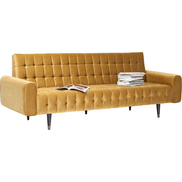 Sofa Milchbar 3-Seater Velvet Honey