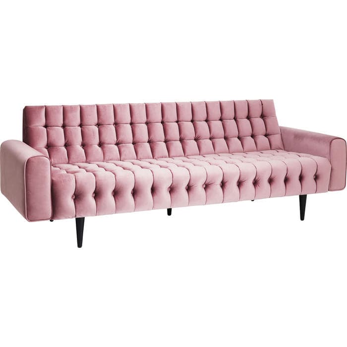 Sofa Milchbar 3-Seater Velvet Mauve - JULIA VENCE STORE