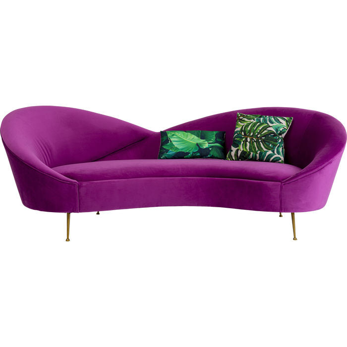 Sofa Night Fever 3-Seater Purple