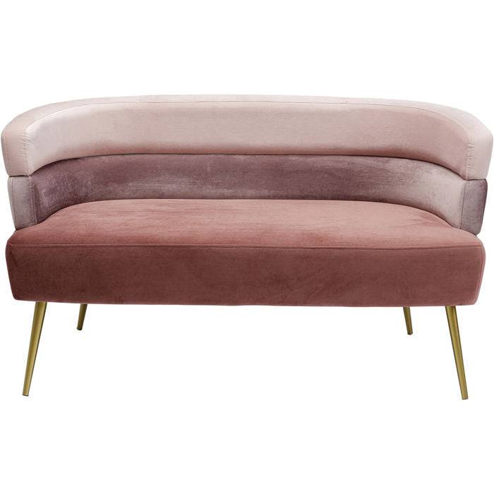 Sofa Sandwich 2-Seater Mauve - JULIA VENCE STORE