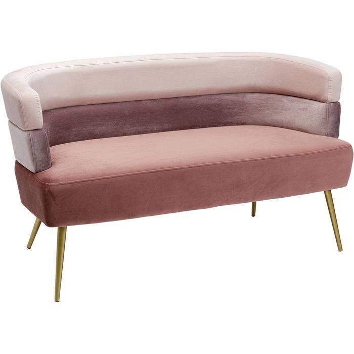 Sofa Sandwich 2-Seater Mauve - JULIA VENCE STORE