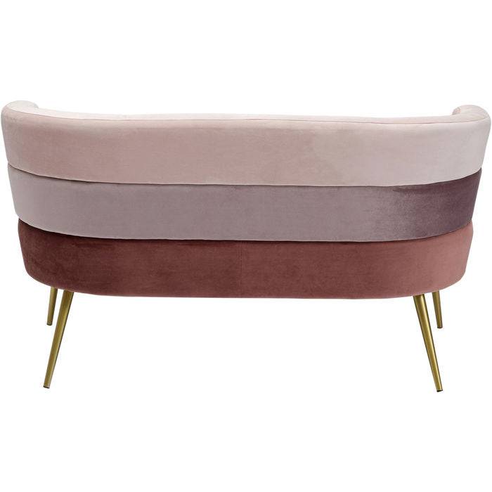 Sofa Sandwich 2-Seater Mauve - JULIA VENCE STORE