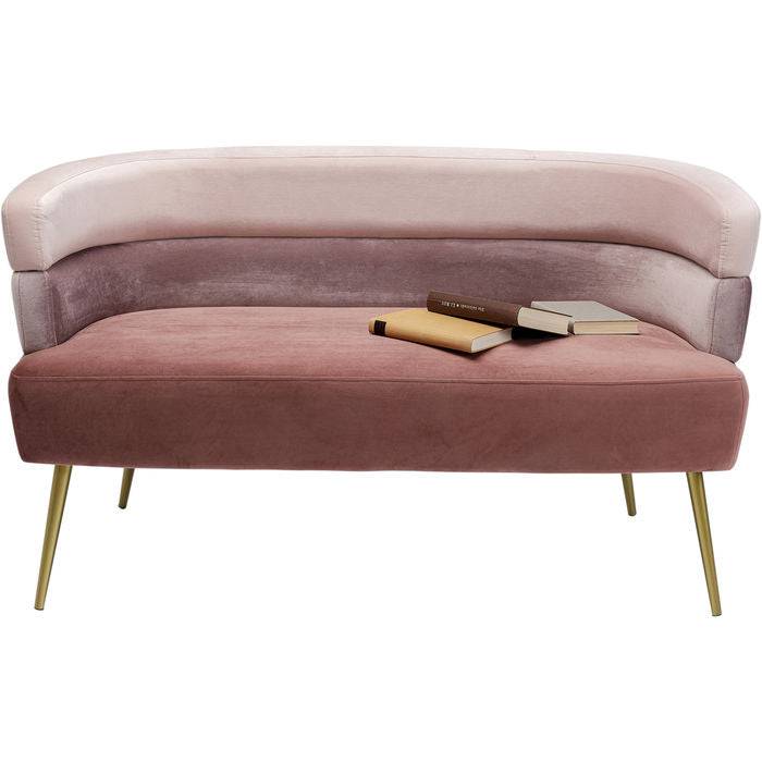 Sofa Sandwich 2-Seater Mauve - JULIA VENCE STORE