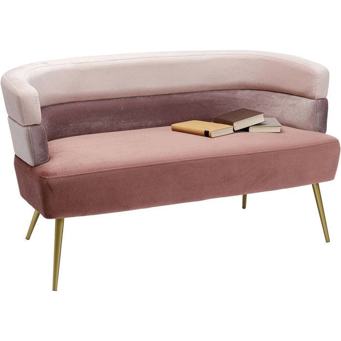 Sofa Sandwich 2-Seater Mauve - JULIA VENCE STORE