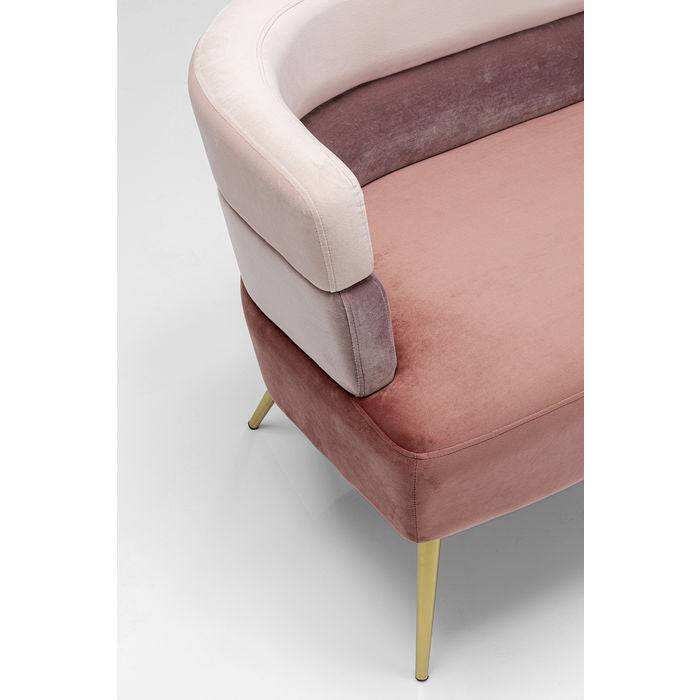 Sofa Sandwich 2-Seater Mauve - JULIA VENCE STORE