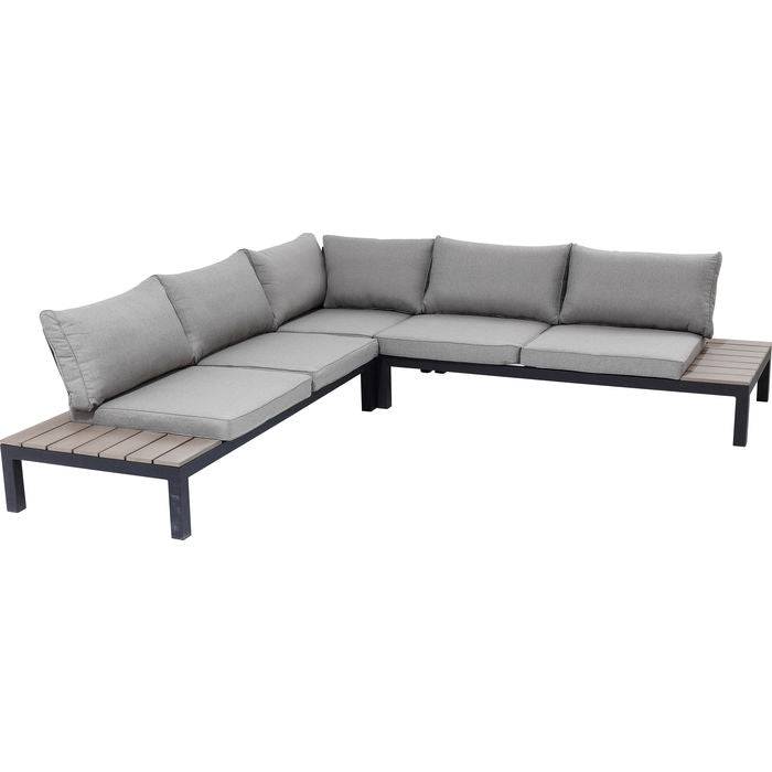 Sofa Set Holiday Black (4-Pieces)