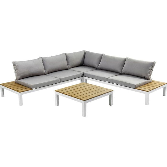 Sofa Set Holiday White (4-Pieces)