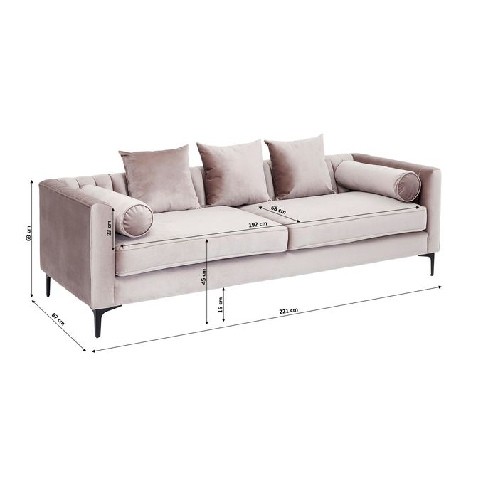 Sofa Variete 3-Seater Grey