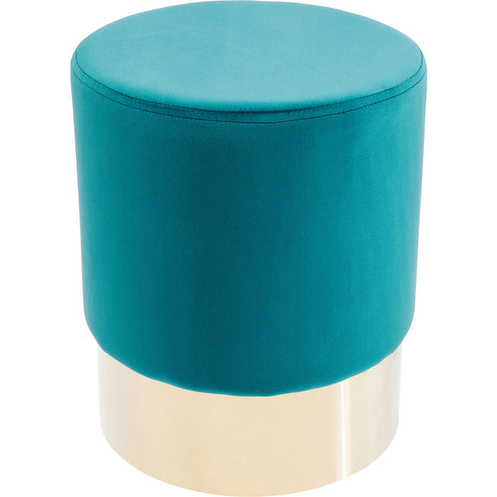 Stool Cherry Bluegreen Brass ‚àö√≤35cm