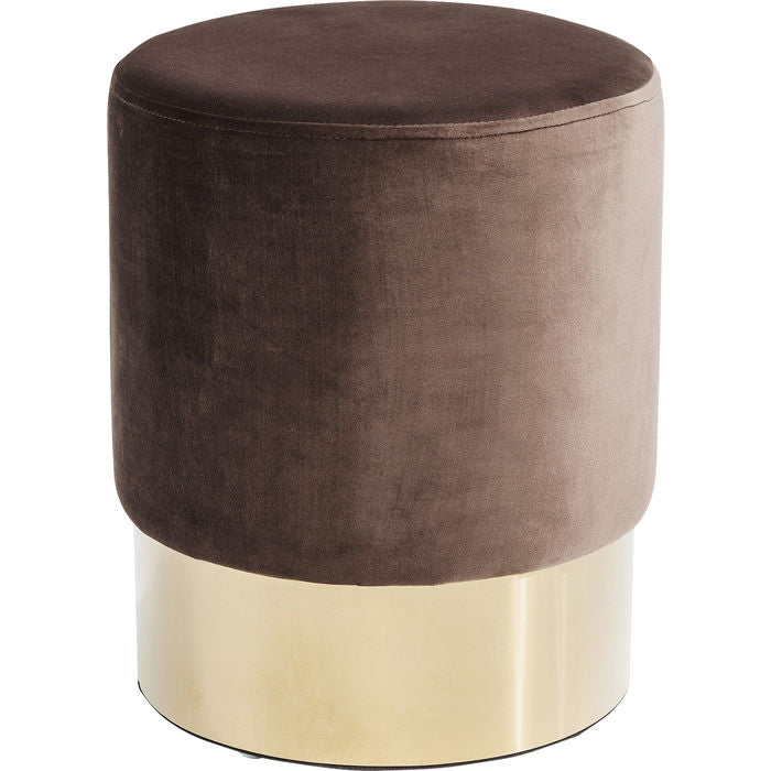 Stool Cherry Brown Brass ‚àö√≤35cm