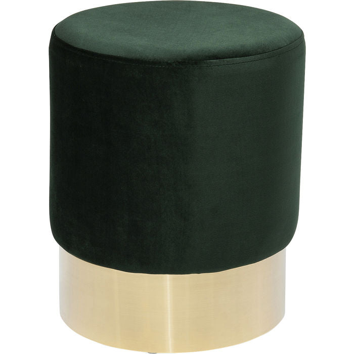 Stool Cherry Dark Green Brass ‚àö√≤35cm