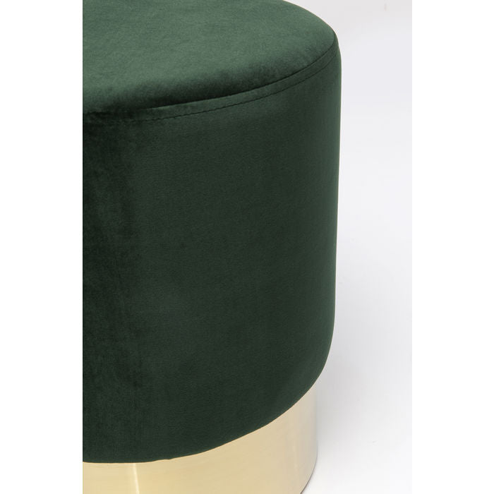 Stool Cherry Dark Green Brass ‚àö√≤35cm