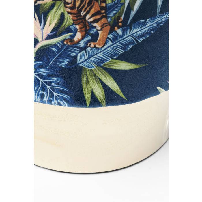 Stool Cherry Jungle Tiger Gold Ø35cm - JULIA VENCE STORE