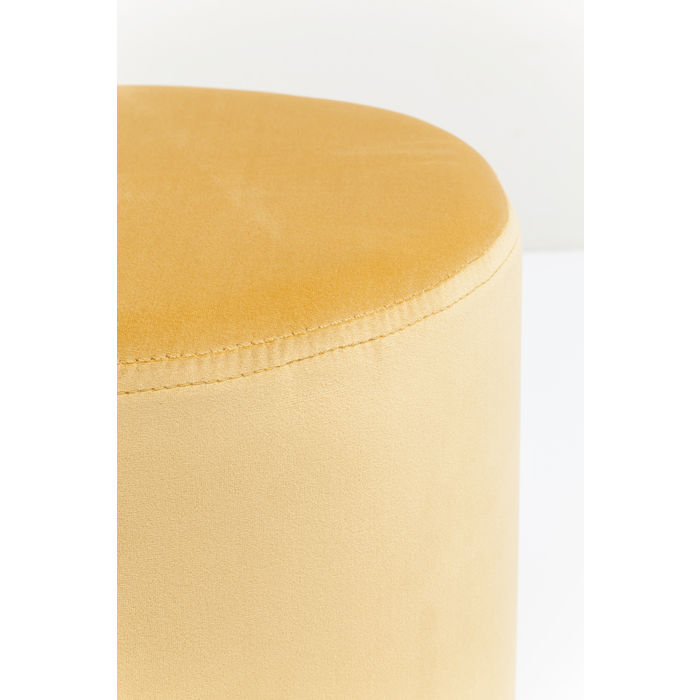 Stool Cherry Orange Brass Ø35cm