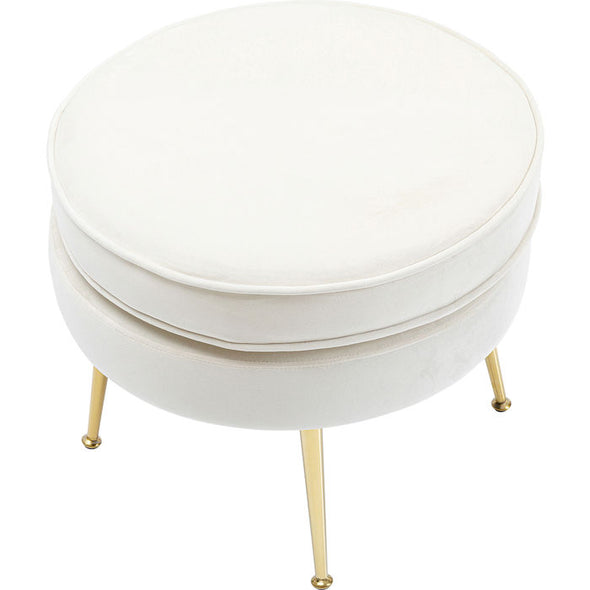 Stool Water Lily Beige