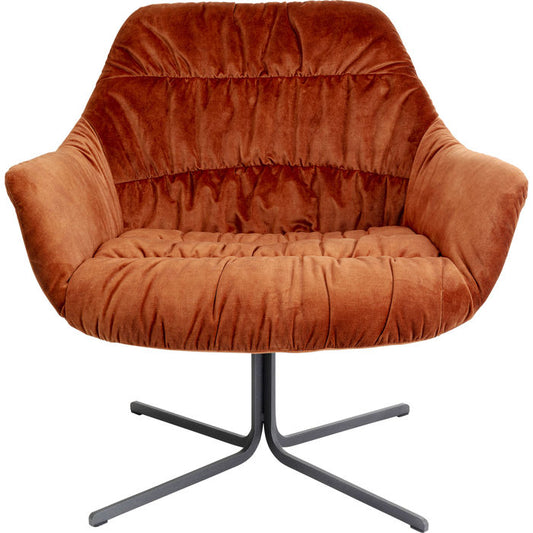 Swivel Armchair Bristol Rust Red