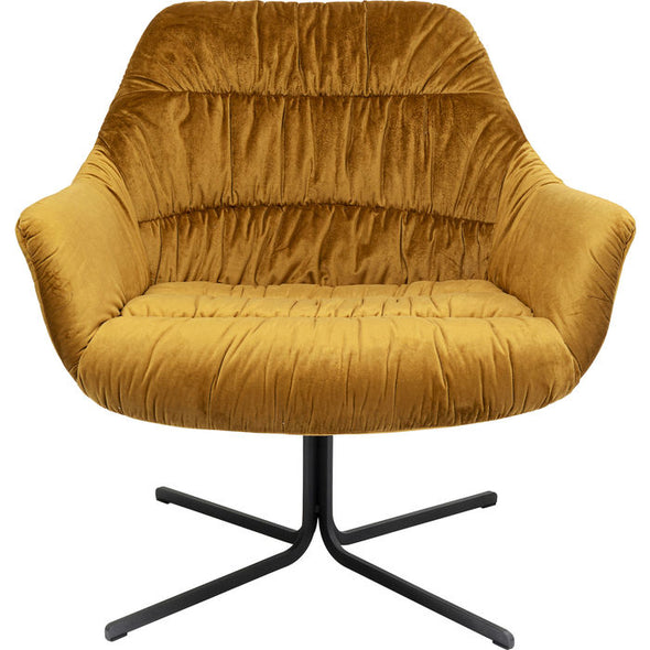 Swivel Armchair Bristol Yellow