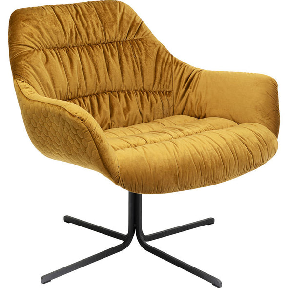 Swivel Armchair Bristol Yellow