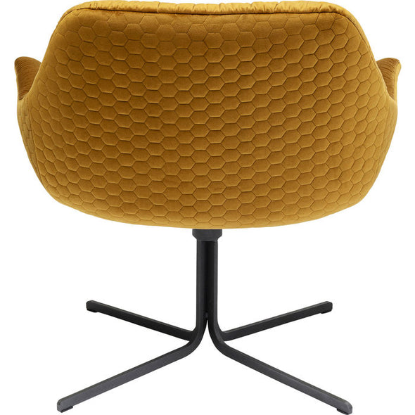 Swivel Armchair Bristol Yellow