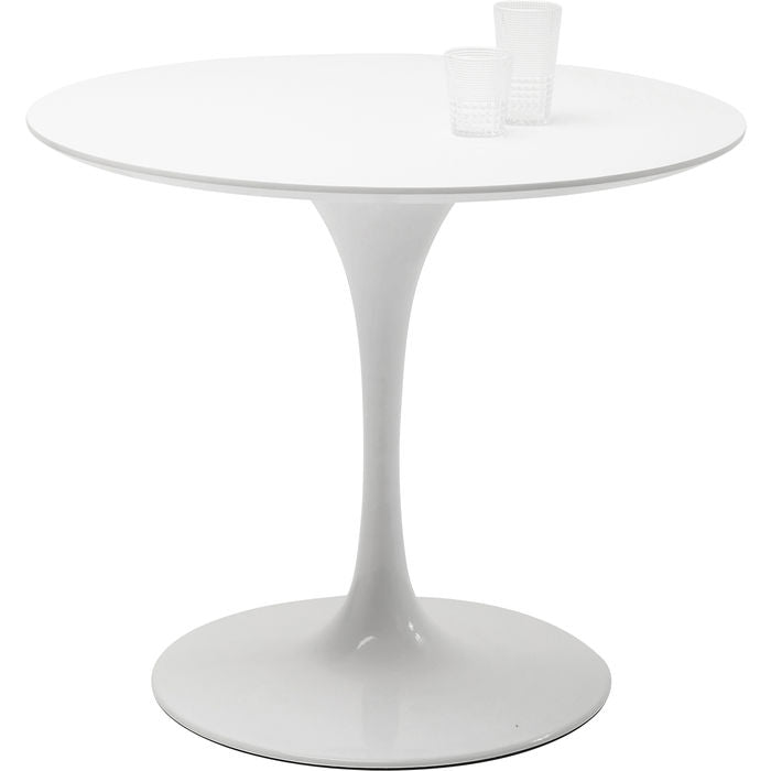 White Round Table Base 