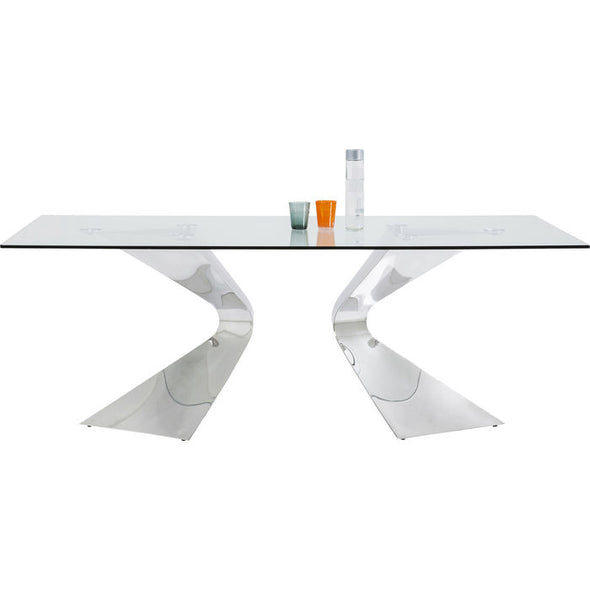 Table Gloria Chrome 200x100cm