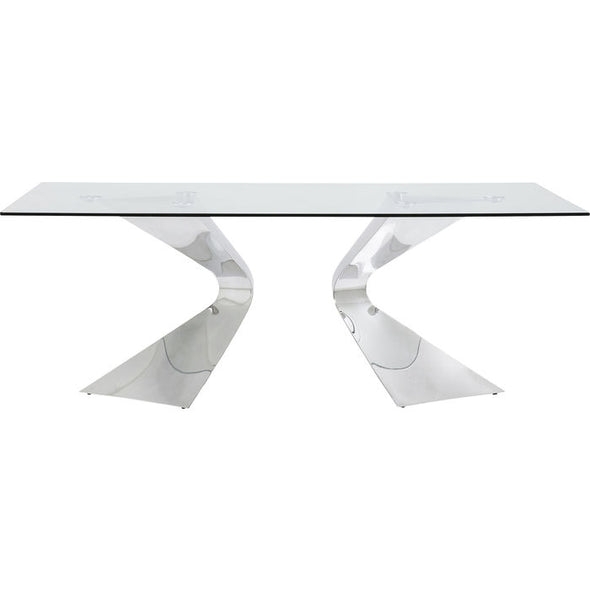 Table Gloria Chrome 200x100cm