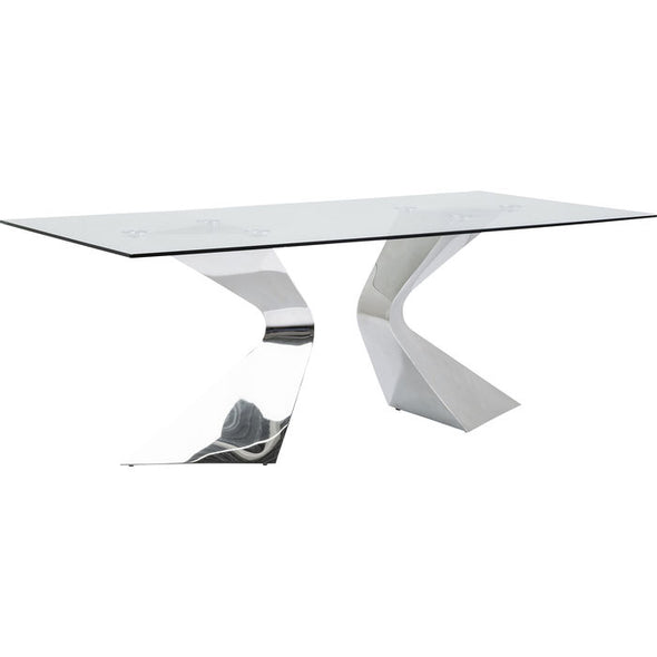 Table Gloria Chrome 200x100cm