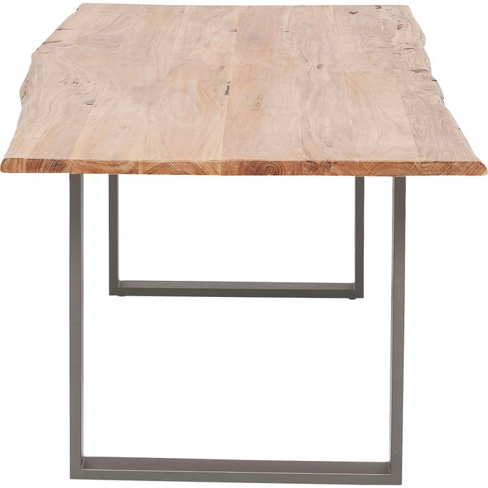 Table Harmony Crude Steel 180x90