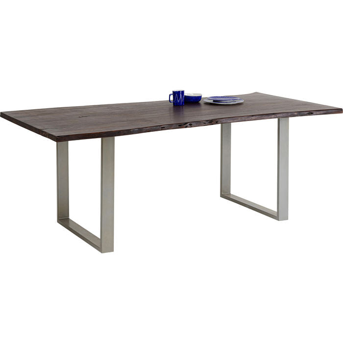 Table Harmony Dark Silver 180x90