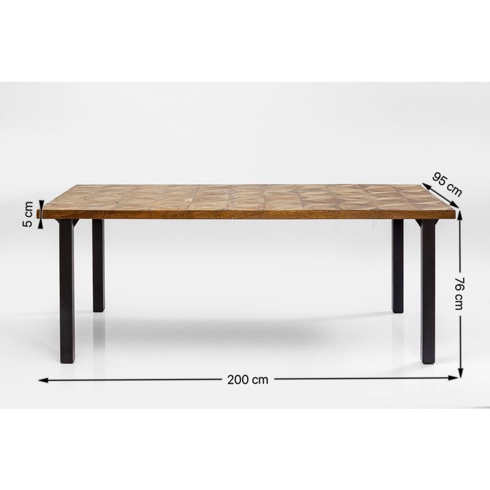 Table Illusion Gold 200x95cm