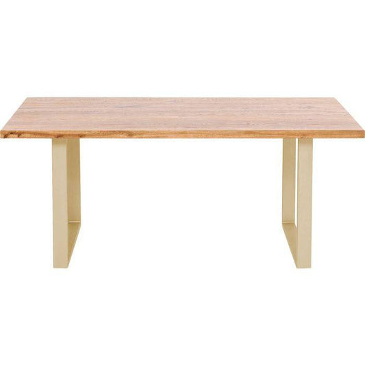 Table Jackie Oak Brass 180x90 - JULIA VENCE STORE