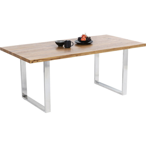 Table Jackie Oak Chrome 160x80