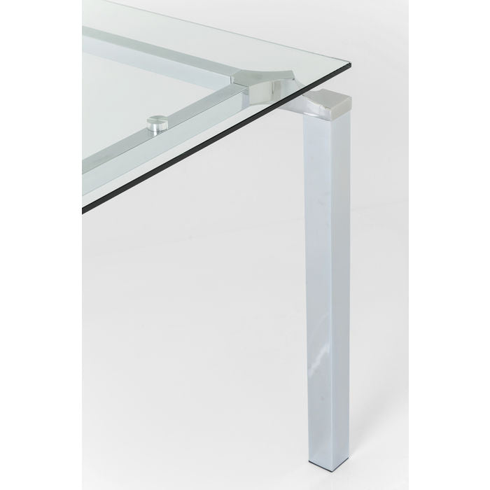 Chrome Glass Desk