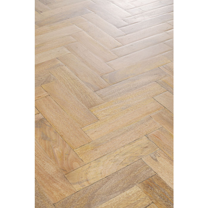 Table Parquet Acier Brut 180x90