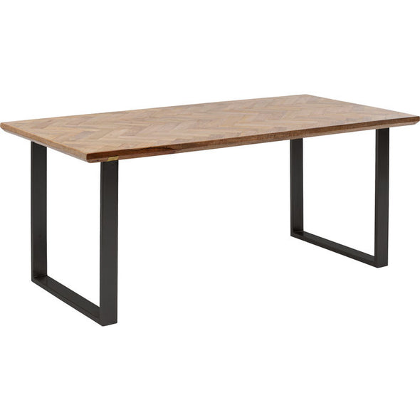 Table Parquet Black 180x90